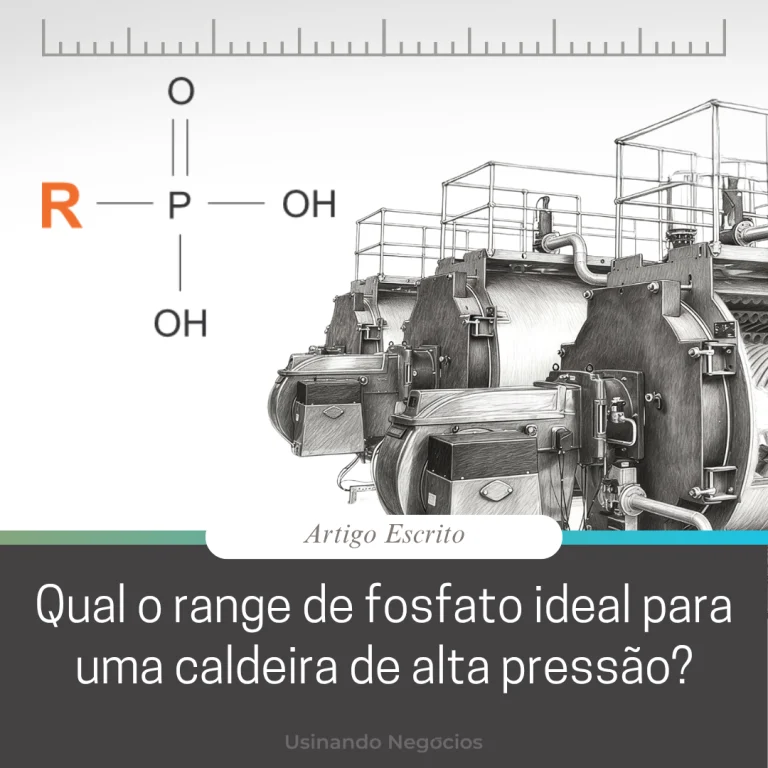 Controle de fosfato em caldeira de alta pressão